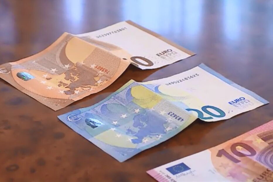 notas, dinheiro, euros