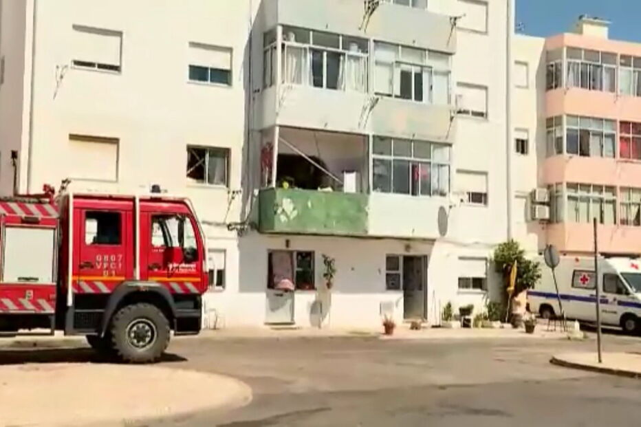 explosão, gás, portimão