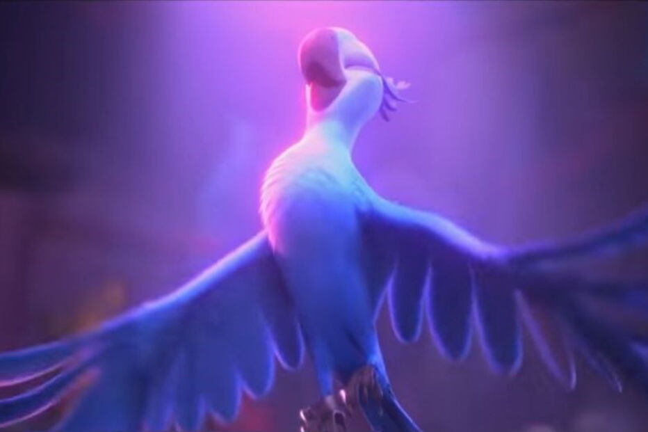 Ararinha-azul no filme 