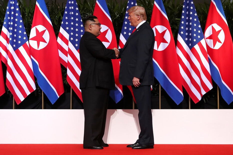 Trump, Kim Jong-Un