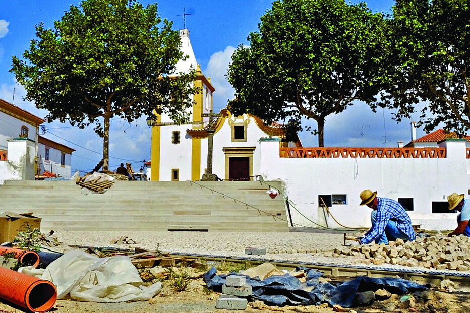 Praça de São Marcos, em Santo António das Areias, Marvão