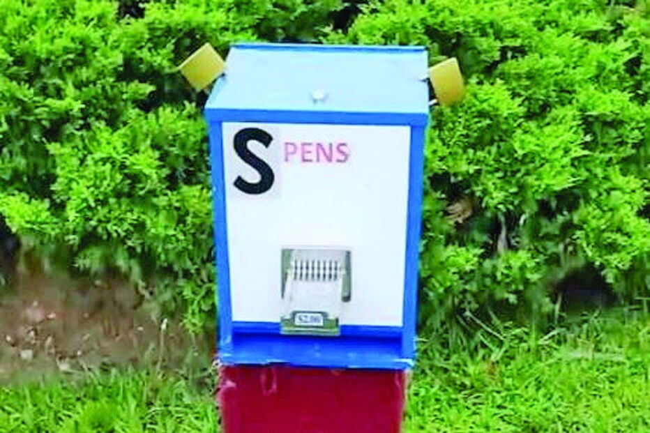 Máquinas vendem cachimbos de droga