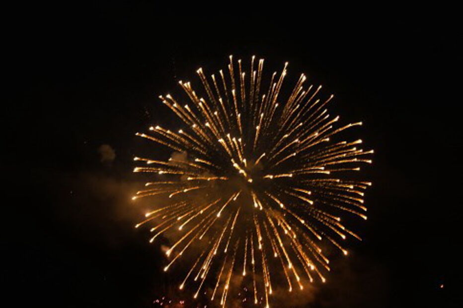 Imagem representativa de fogo-de-artifício 