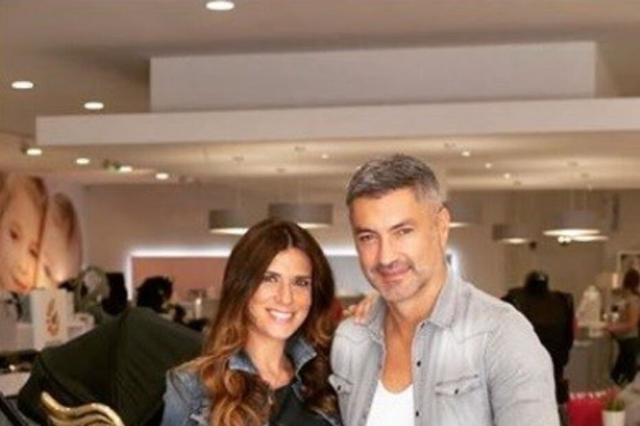 Vítor Baía e a mulher Andreia Santos