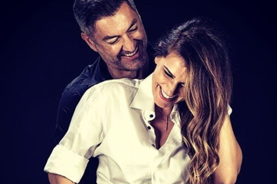 Vítor Baía e a mulher Andreia Santos