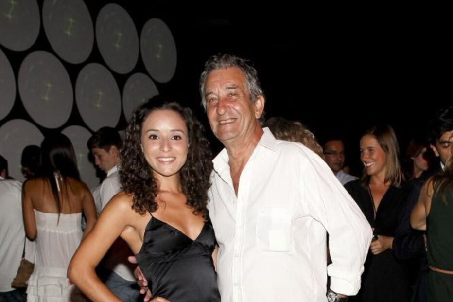 Carlos Areia e a namorada