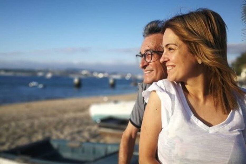 Carlos Areia e a namorada