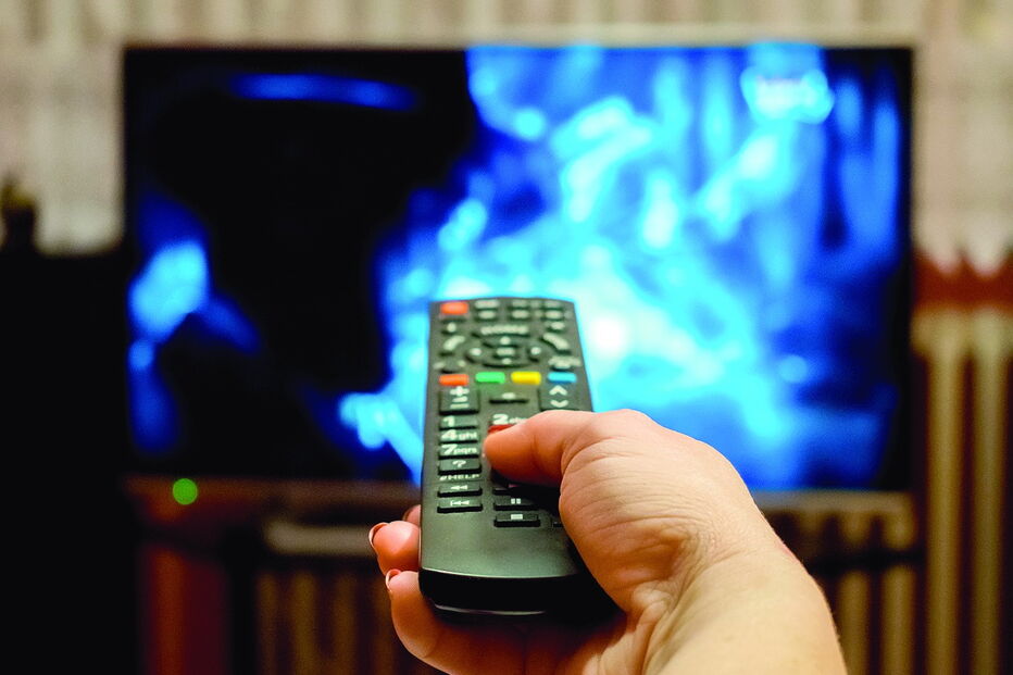 Televisão, comando, ecrã, televisor