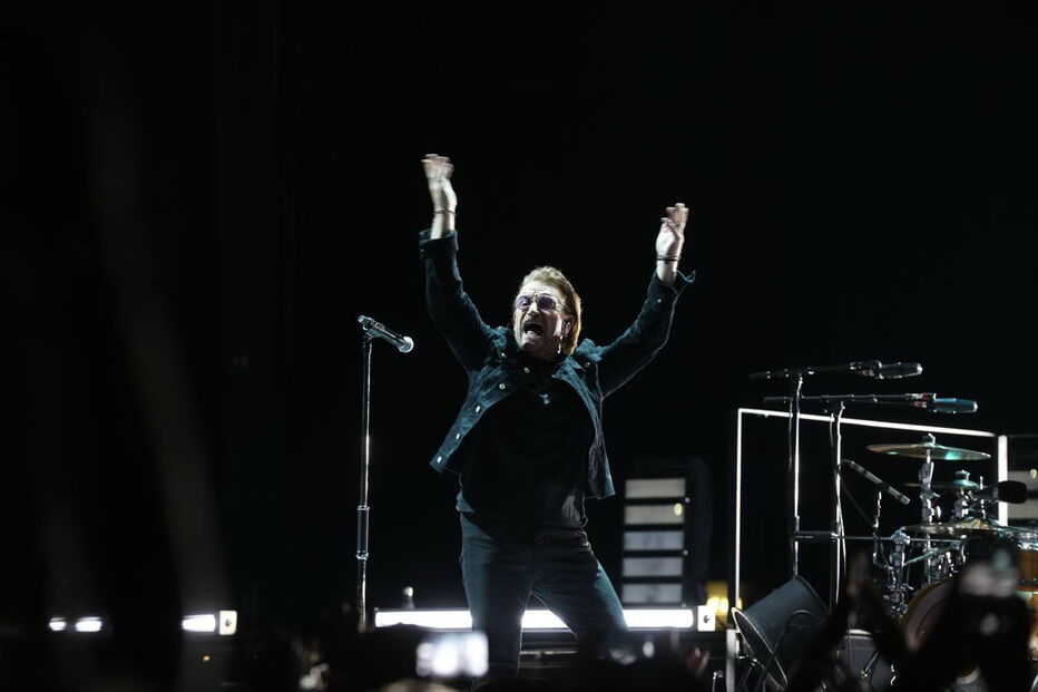 U2 atuam no Altice Arena, em Lisboa