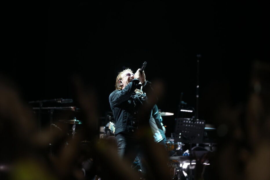 U2 atuam no Altice Arena, em Lisboa