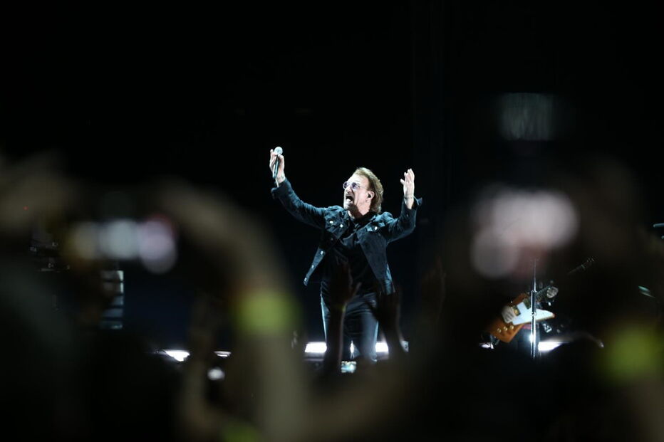 U2 atuam no Altice Arena, em Lisboa