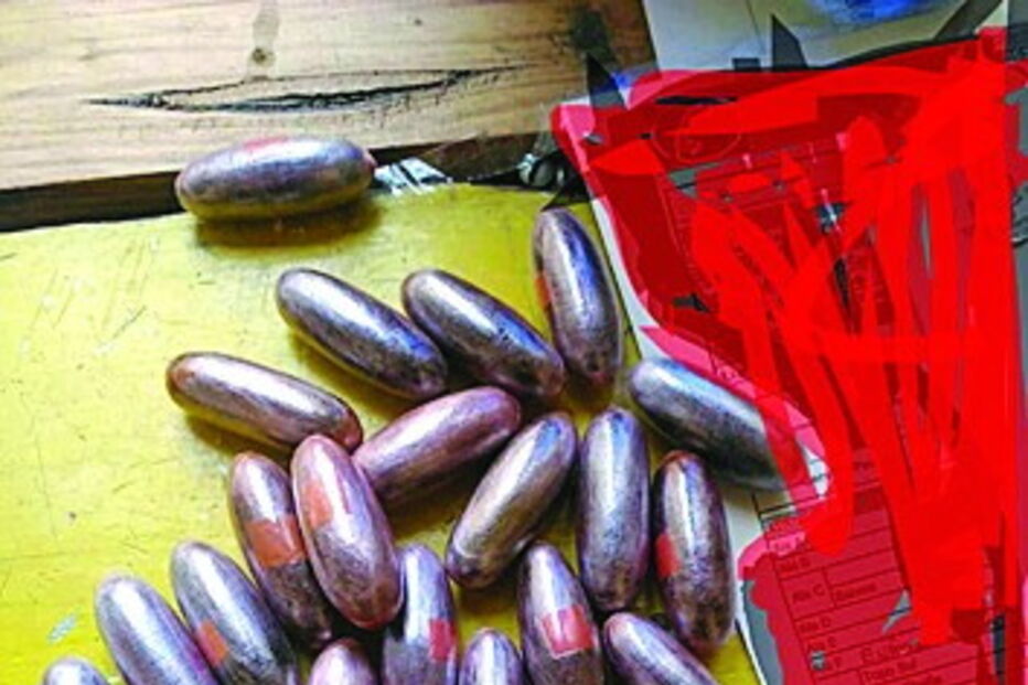 Droga apreendida na cadeia