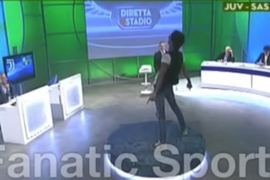 Francesco Maria Oppini festeja golos de Ronaldo