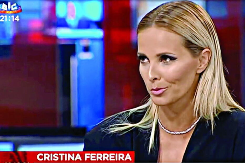 A apresentadora Cristina Ferreira