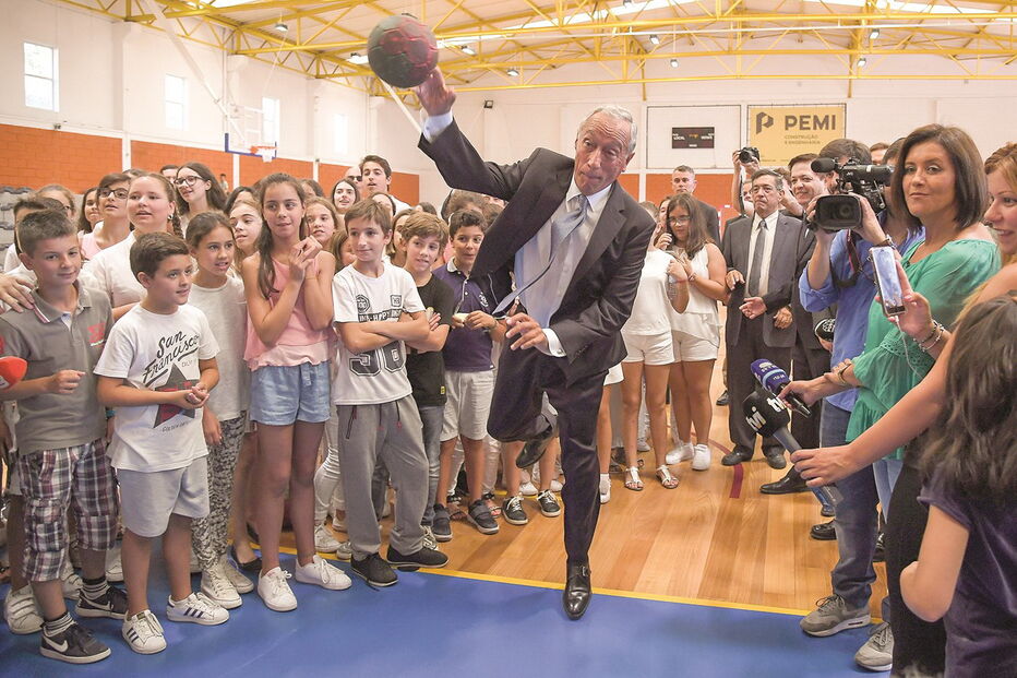 Marcelo Rebelo de Sousa jogou andebol em escola de Celorico de Basto