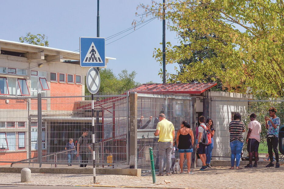 Escola Básica 2/3 Paulo da Gama, na Amora, Seixal 