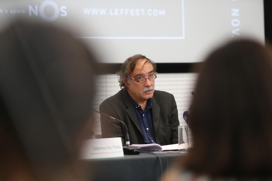 O produtor Paulo Branco, ontem na apresentação do 12º Lisboa & Sintra Film Festival  