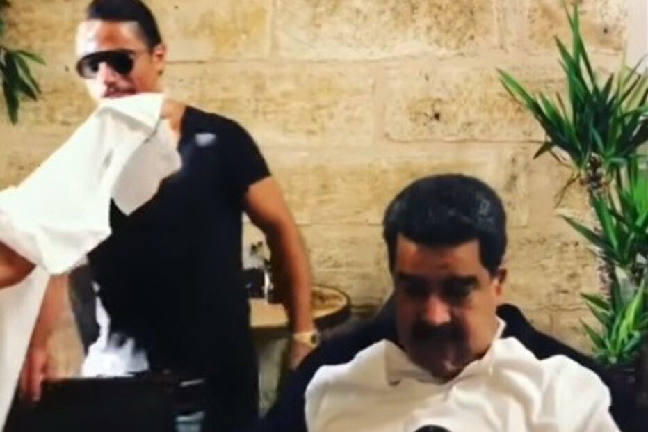 Maduro apanhado a fumar charuto em restaurante de luxo