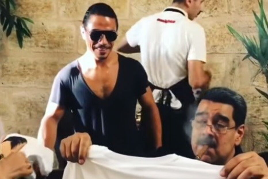 Maduro apanhado a fumar charuto em restaurante de luxo