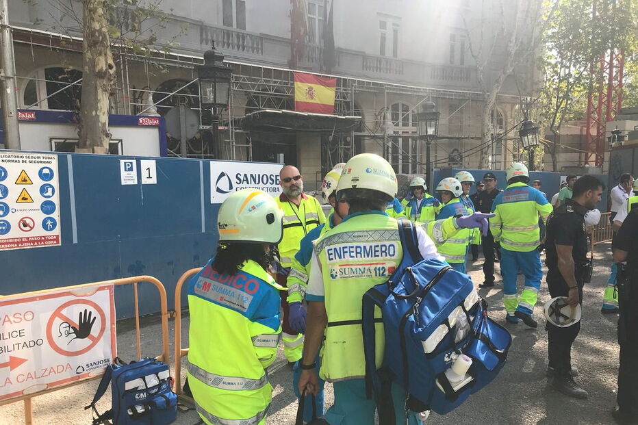 Queda de andaime no Hotel Ritz de Madrid faz um morto e 11 feridos 