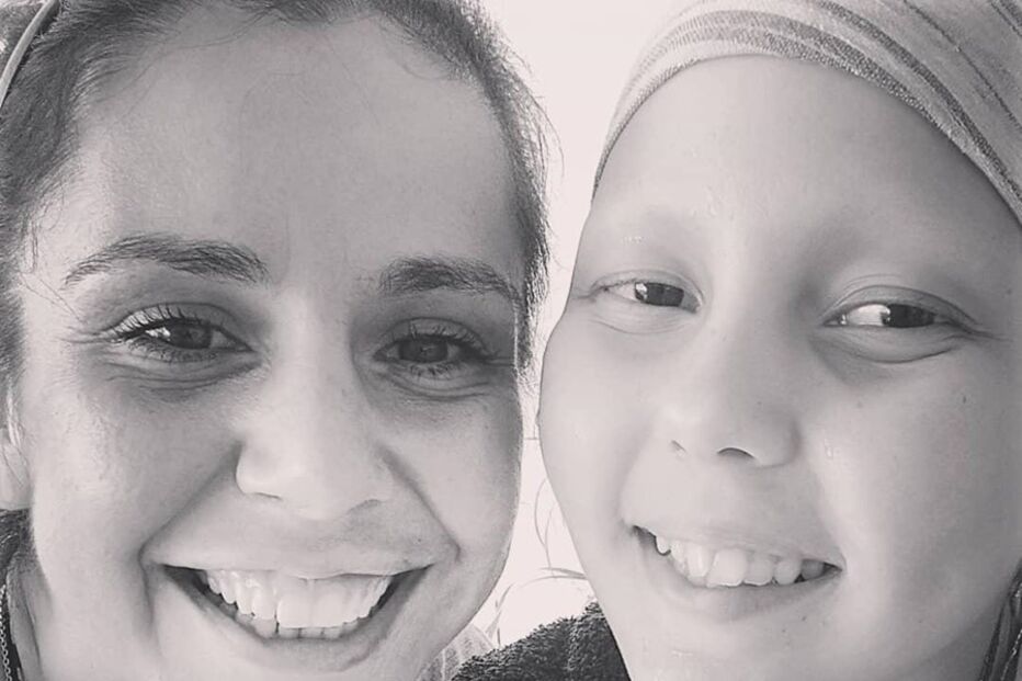 Sara Norte  com a irmã, Beatriz