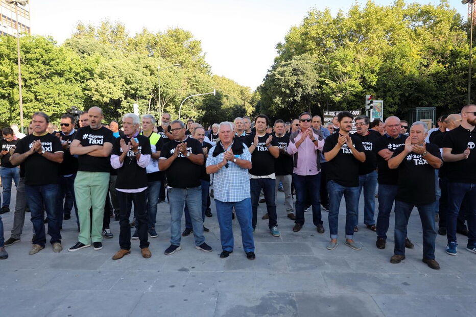 Protesto dos taxistas condicionou trânsito em Lisboa
