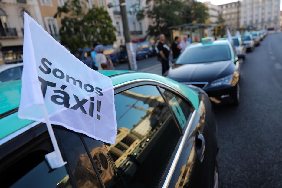 Protesto dos taxistas condicionou trânsito em Lisboa	