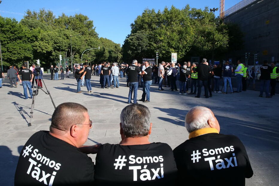 Protesto dos taxistas condicionou trânsito em Lisboa	