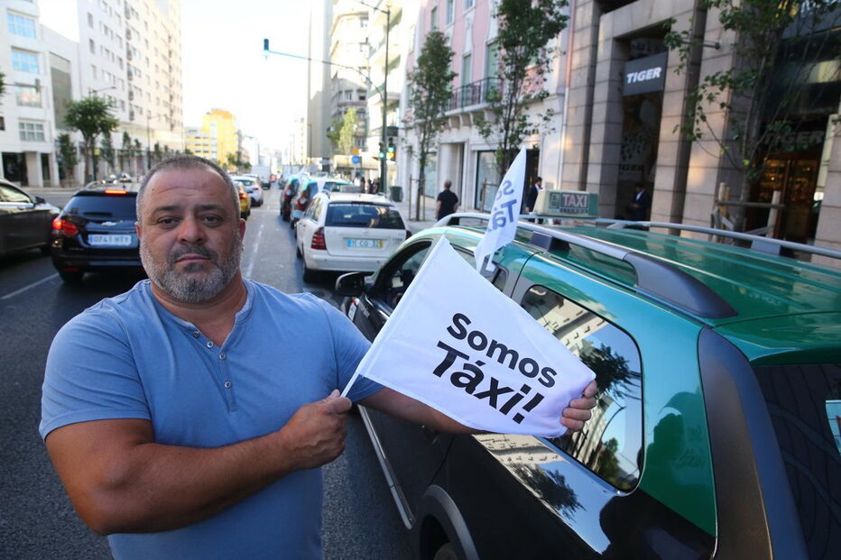 Protesto dos taxistas condicionou trânsito em Lisboa	