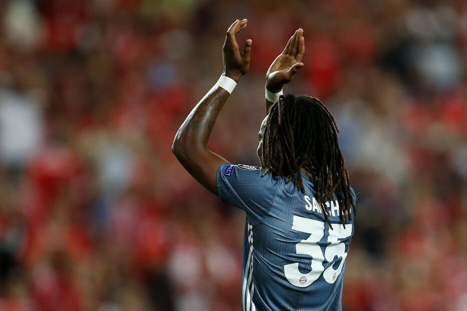 Renato Sanches num jogo entre Bayern e Benfica