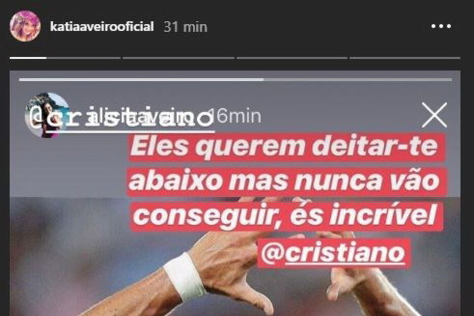 Kátia Aveiro mostrou a sua revolta