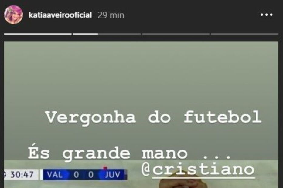 Kátia Aveiro mostrou a sua revolta