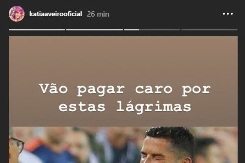 Kátia Aveiro mostrou a sua revolta