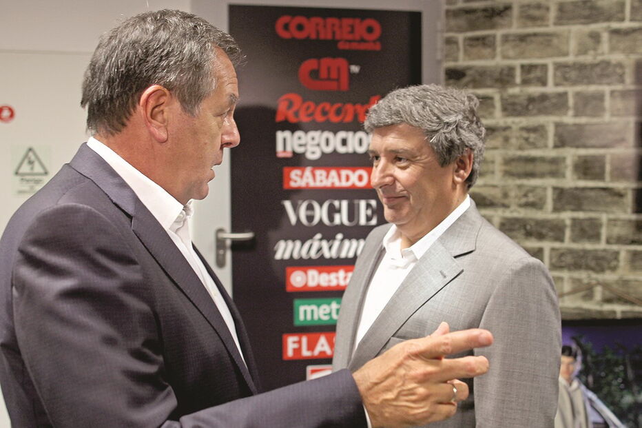 Luís Santana, administrador da Cofina, e Paulo Fernandes, presidente do grupo