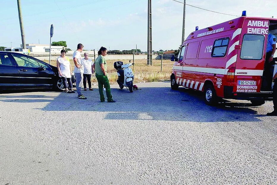 Choque fez duas vítimas  
