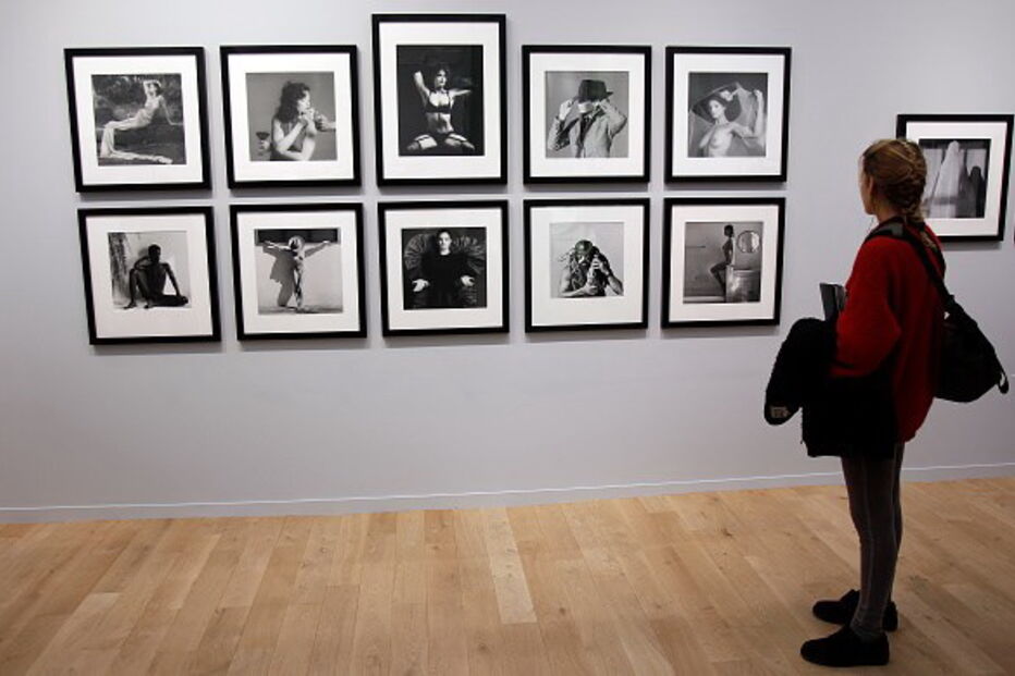 Fotos de Robert Mapplethorp, numa exposição em Paris