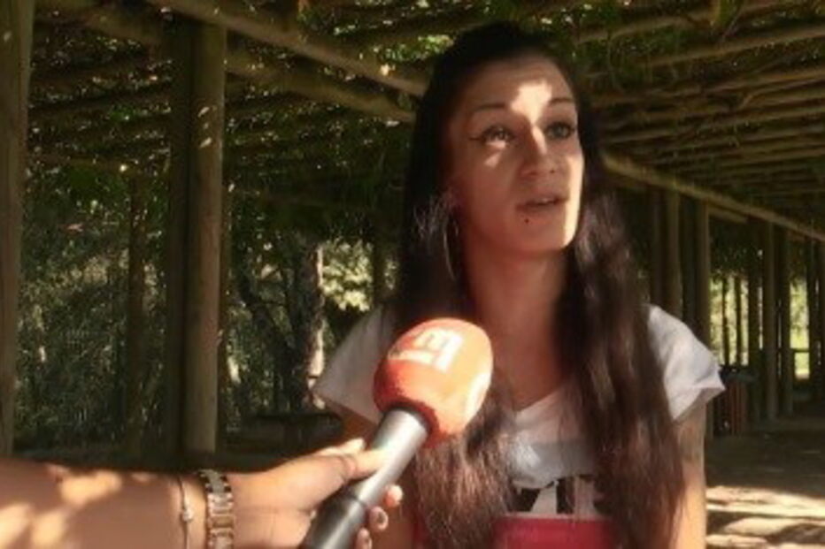 Rita, a agressora e mãe do bebé