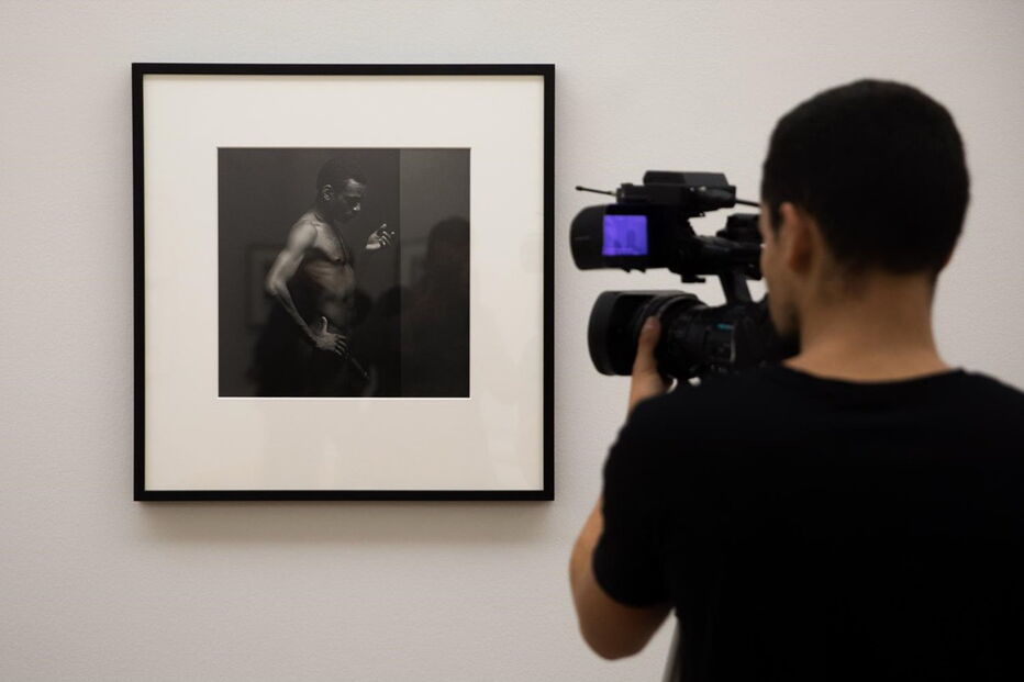Inauguração da exposição de Robert Mapplethorpe no Museu de Arte Contemporânea de Serralves