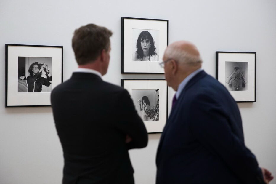 Inauguração da exposição de Robert Mapplethorpe no Museu de Arte Contemporânea de Serralves