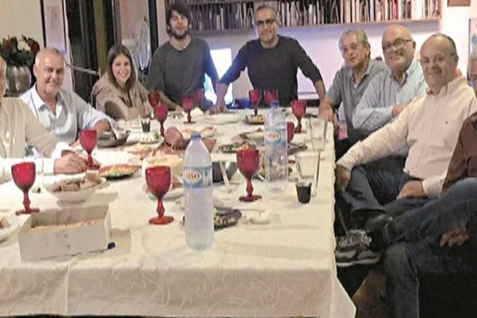 O jantar de José Sócrates com amigos em 2015, quando estava em prisão domiciliária