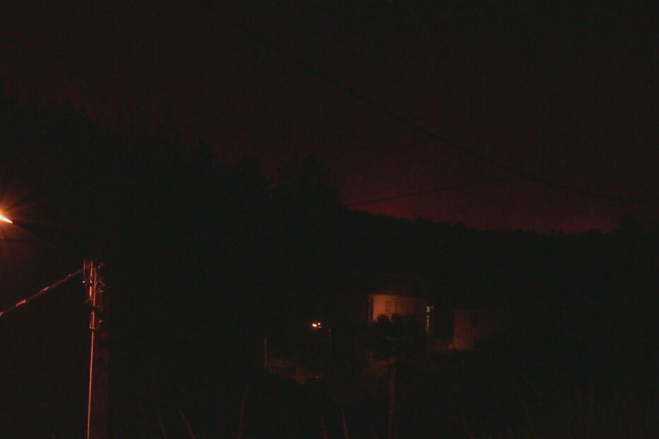 Incêndio lavra em aldeias de Alijó