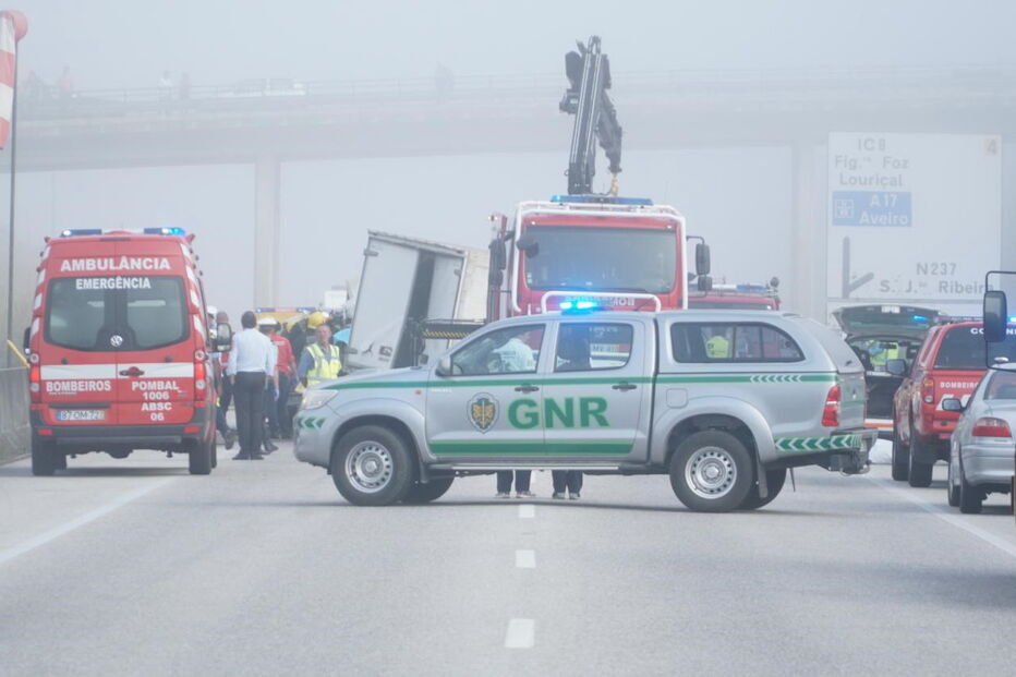 Colisão frontal no IC8 mata seis homens