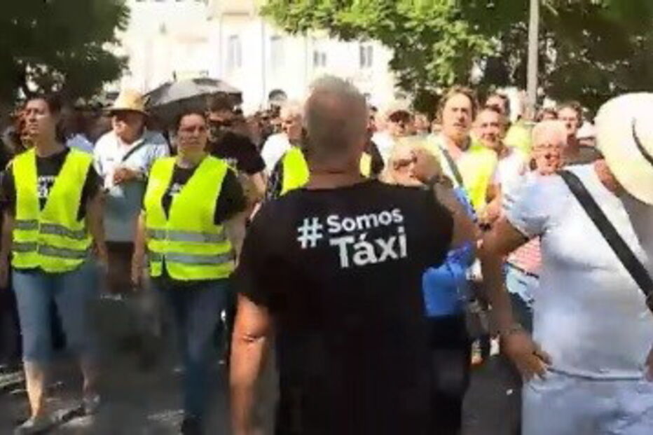 taxistas. lisboa, protesto