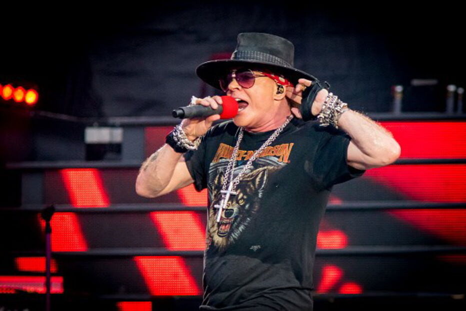 Axl Rose, vocalista dos Guns N' Roses