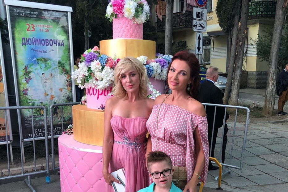 Evelina Bledans é mãe de Sioma, um menino que sofre de Síndrome de Down