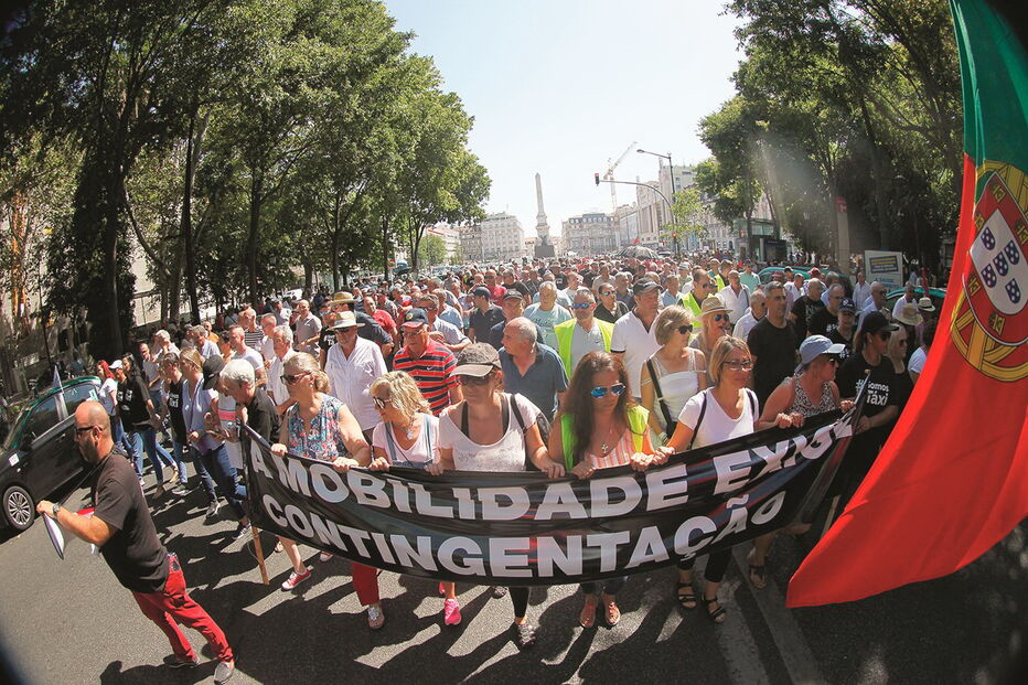 Protesto dos taxistas