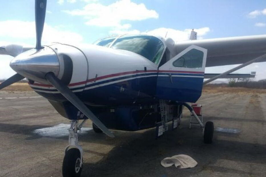 Avião assaltado no Brasil