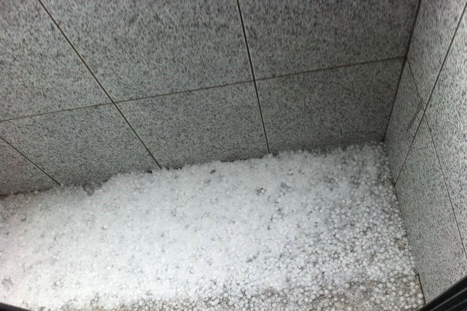 Granizo e inundações em Vila Real num dia com mais de 30 graus