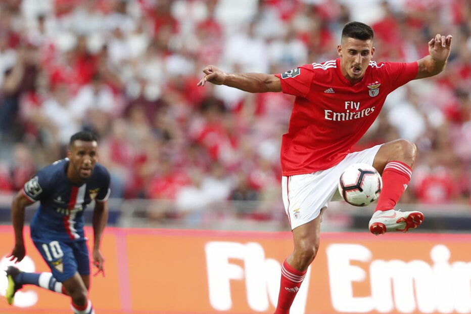 Gabriel no jogo Benfica - Desportivo das Aves