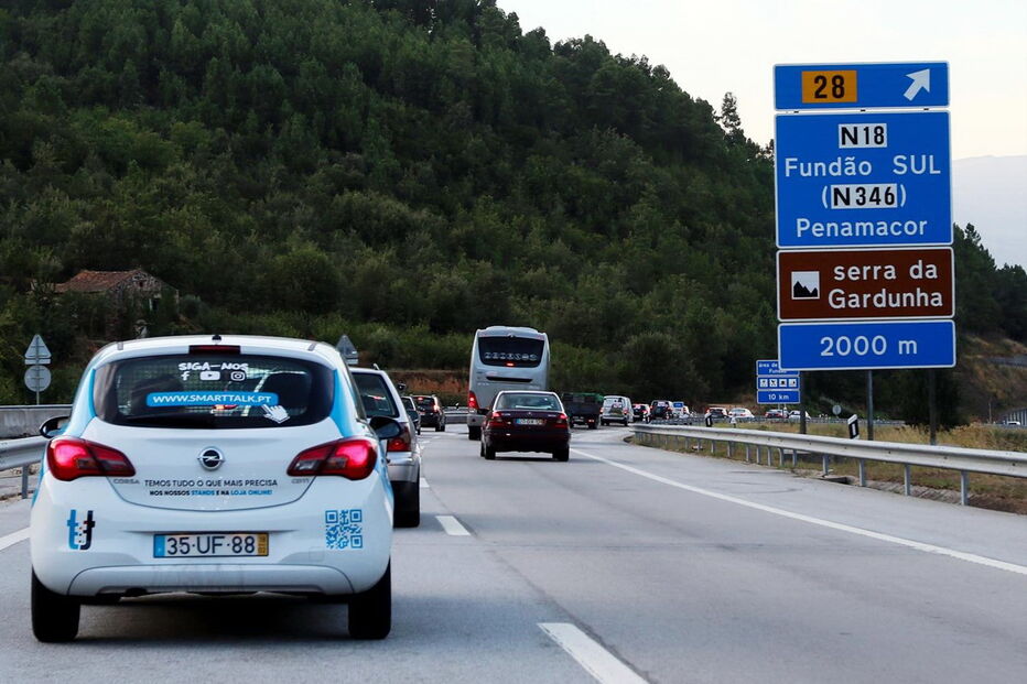 Movimento pela abolição das portagens na A23 em ação de protesto, em setembro de 208